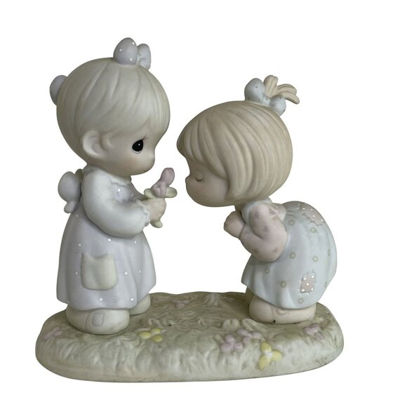 VTG Precious Moments 521817 Good Friends Are Forever Samual J Butcher 1989 u - Picture 1 of 8